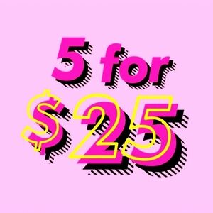 SALE! 5 for $25 💚5/$25 On Items With A 💚
